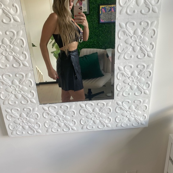 Aritzia Wilfred Free Wallet mini Skirt leather - Picture 3 of 3